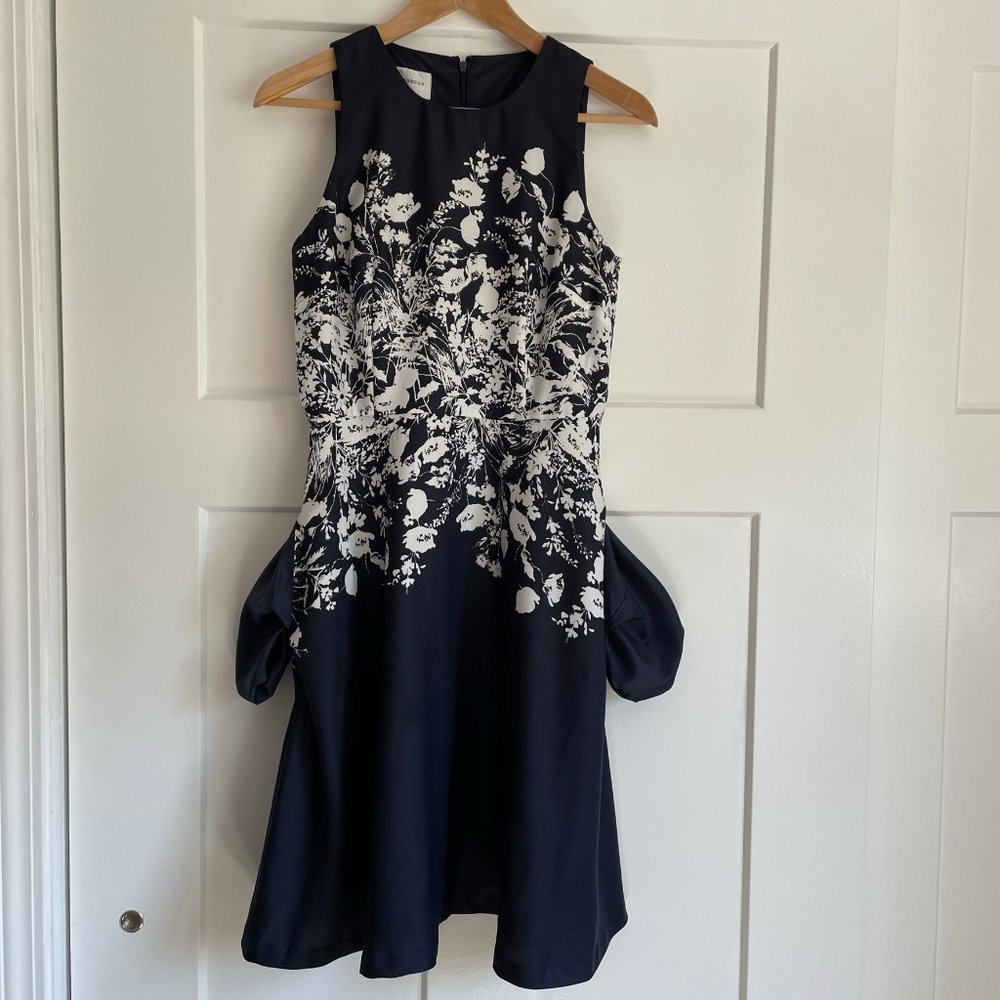 Donna Morgan Navy Fit-and-Flare dress - Picture 15 of 16